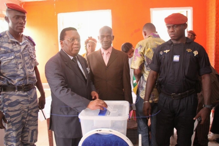 Après son vote / Youssouf Bakayoko (Président de la CEI) : 